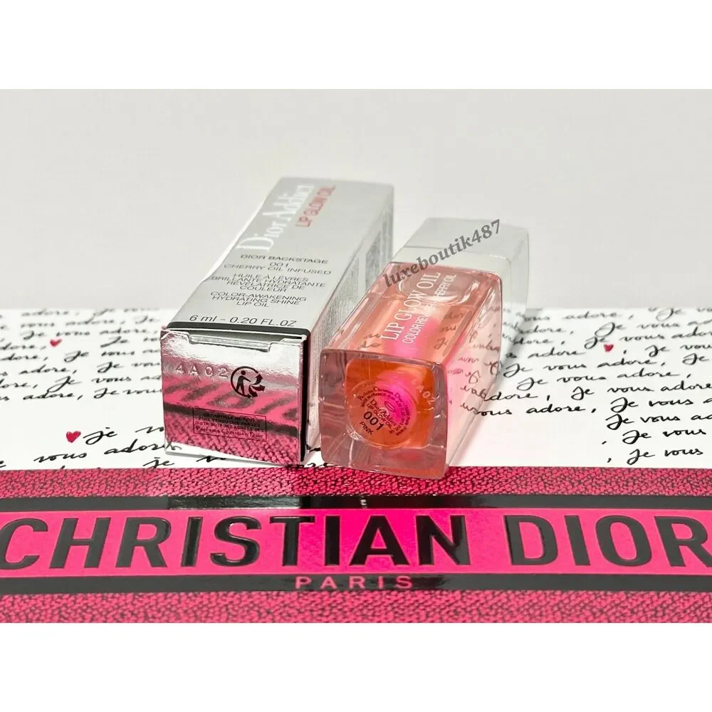 Dior Addict Lip Glow Oil 001 Pink Dior Backstage Cherry Oil Infused New in box